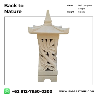 Bali Stone Japanese Lantern