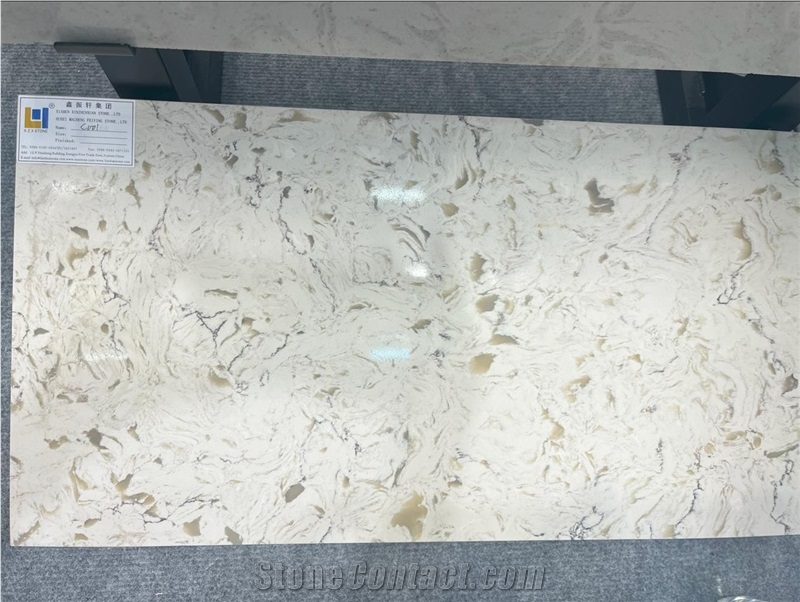 Calacatta Everest Quartz Slab