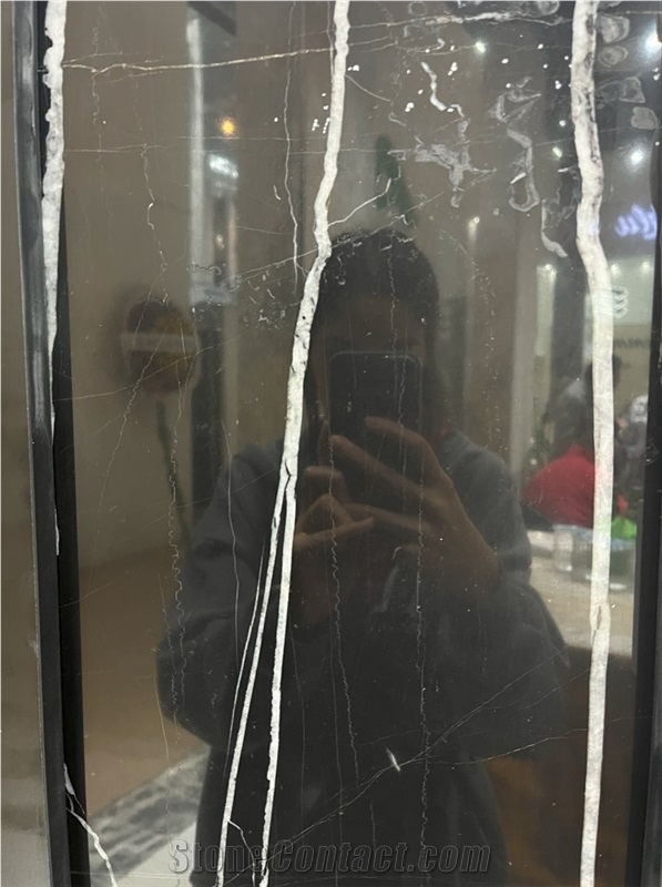 Sahara Noir Marble Slab