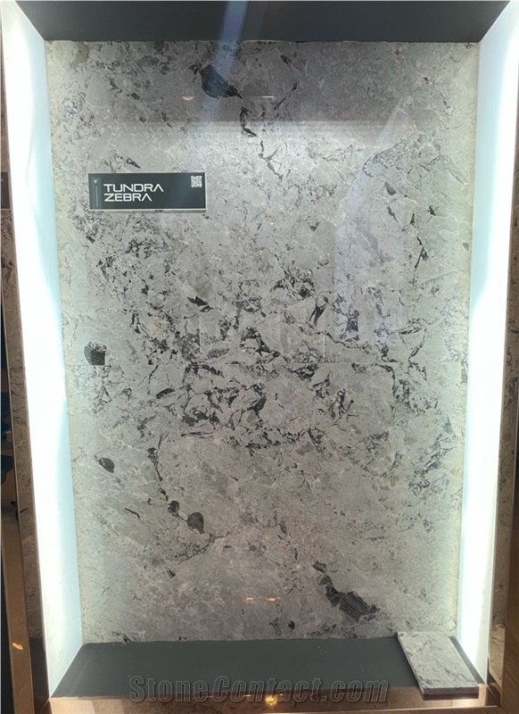Tundra Zebra Marble Finished Product