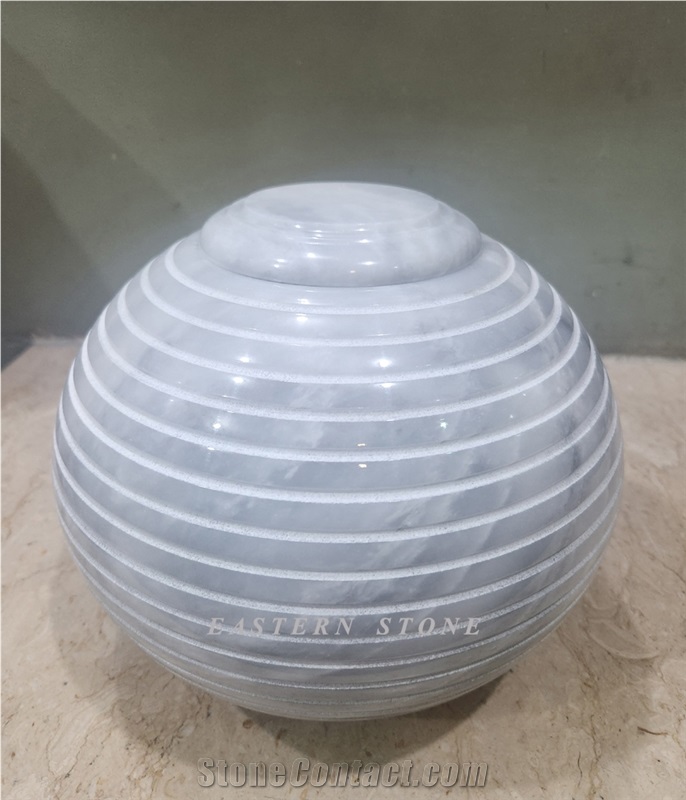 Ziarat White Marble Funeral Ash Urns