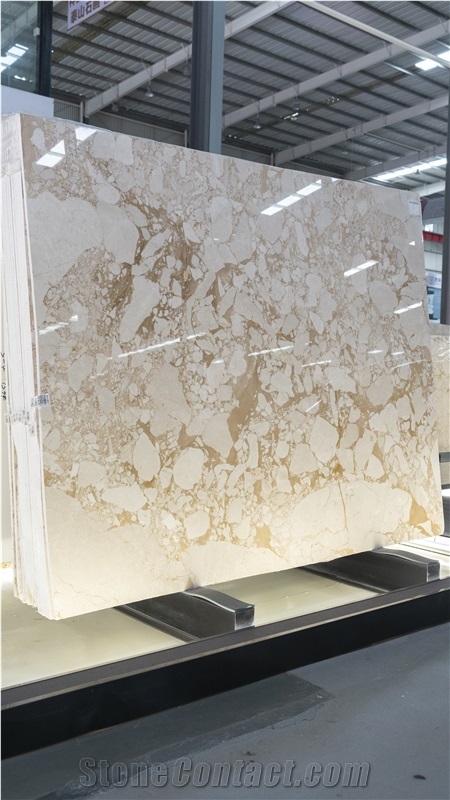 China Bulgari Gold Marble Slabs