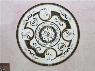 Waterjet Marble Round Medallion