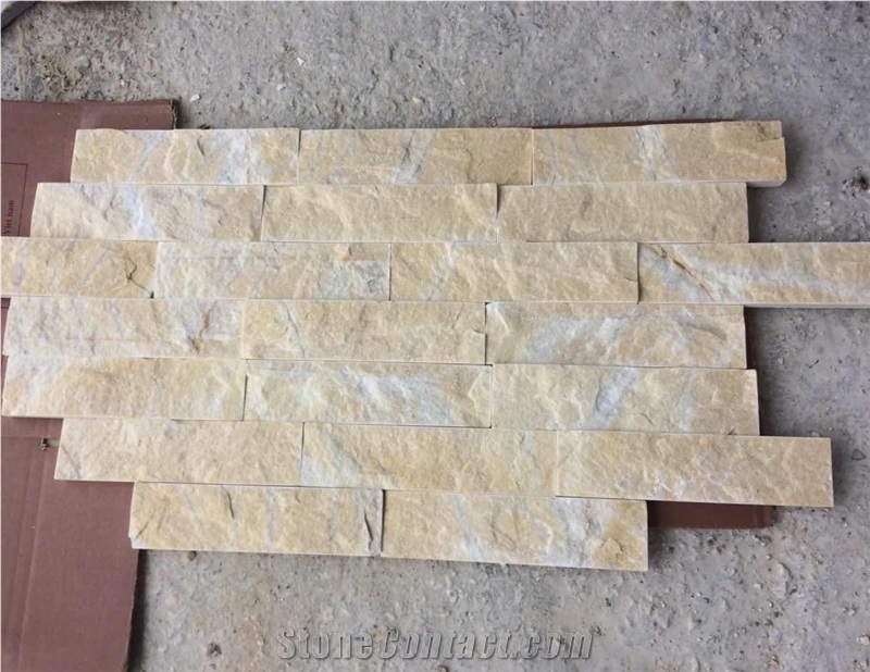 Hanphar - Yellow Split Marble Stone Wall Veneer