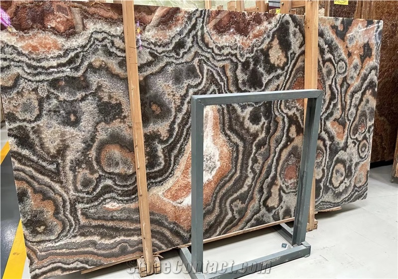 Jalisco Black Onyx Slabs Home Wall Decoration