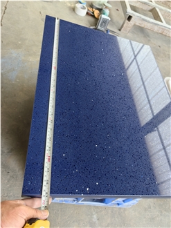 GOLDTOP OEM/ODM 1005 Blue Quartz Kitchen Countertop