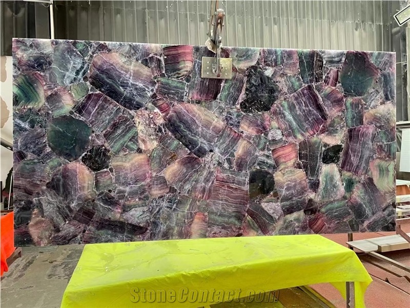 Amethyst Purple Semiprecious Stone Table Tops