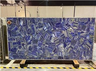 Lapis Lazuli Semiprecious Stone Slabs, Panels
