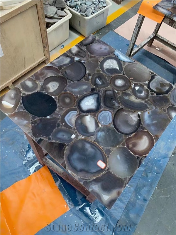 Uruguay Agate Gemstone Table Tops