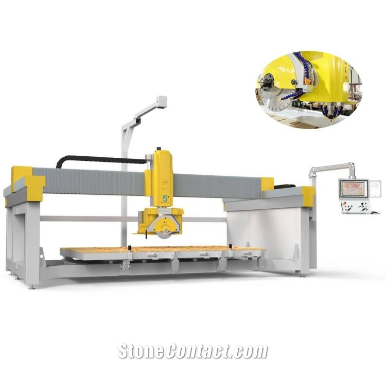 TITAN Plus 5+ Monoblock CNC 5 Axis Bridge Saw Machine from China ...