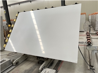 Artificial Pure White Marble Solid Surface Slabs