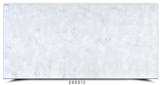 Non Silica White Artificial Quartz Stone Quartz Slabs