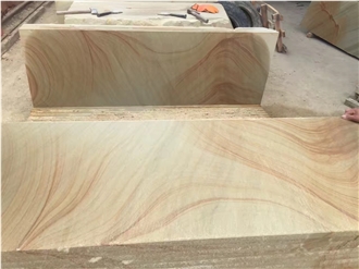 Chinese Rainbow Sandstone Slabs And Tiles