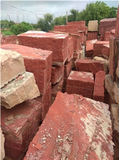 Agra Red Sandstone Blocks