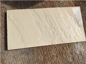 Mint White Sandstone Wall Cladding Tiles