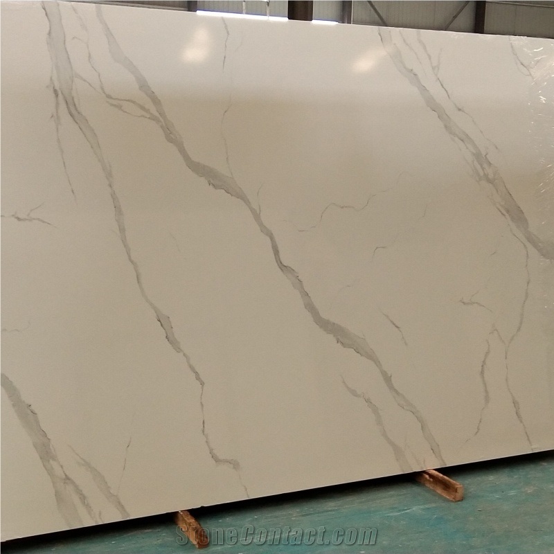 Calacatta 3D Print Surface Artificial Stone Slabs