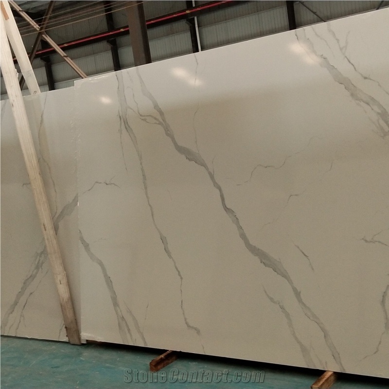 Calacatta 3D Print Surface Artificial Stone Slabs