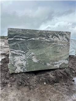 Royal Green Quartzite - Amazzoni Green Quartzite Blocks