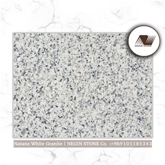 White Natanz Granite Tiles