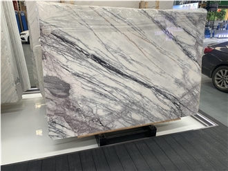 Chanel Lilac Incense Plum Marble Slabs For Decoration