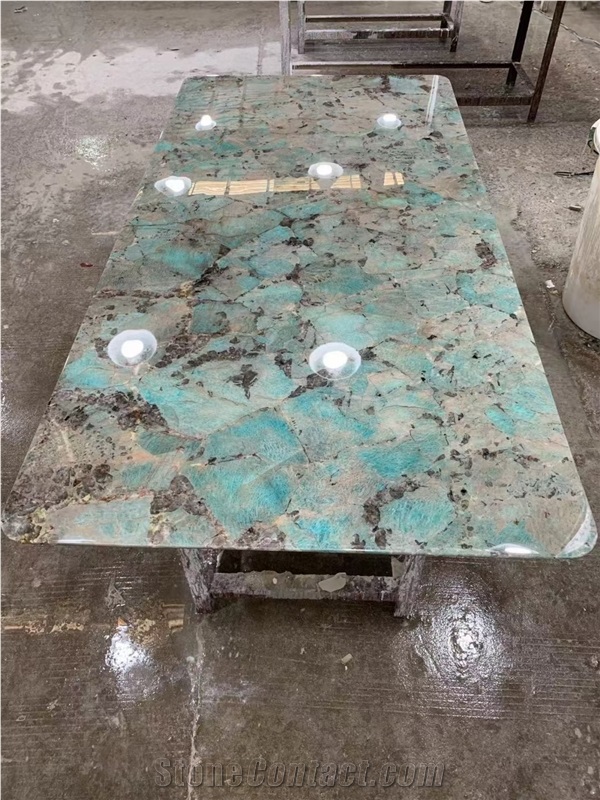 Extroic Stone Green Amazonita Granite Wall Tiles