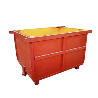 Collapsible Dumpster Bin 3 4 Sides Iron Rod