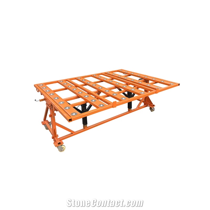 Stone Working Table Slab Transport Cart Universal Wheel
