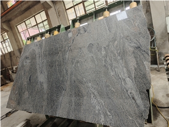 Ash Grey Viscount White Granite Slabs