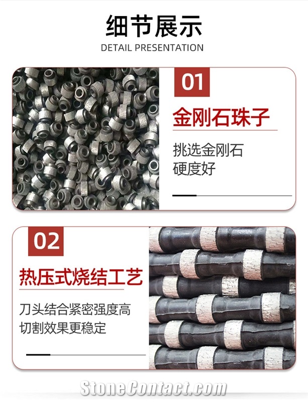 12.2Mm Diamond Wire Saw For Quarry