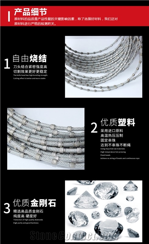 7.3Mm Diamond Multi-Wire For Stone Cutting