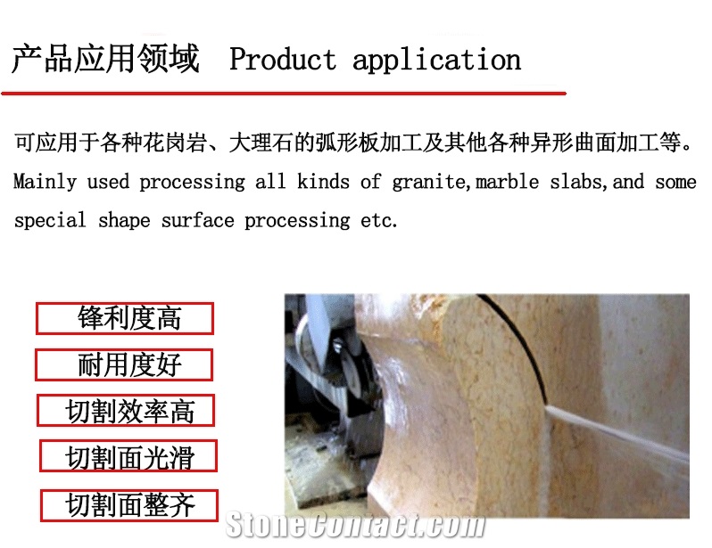 Top Quality 11.0Mm Diamond Wire For Stone Cutting&Profiling