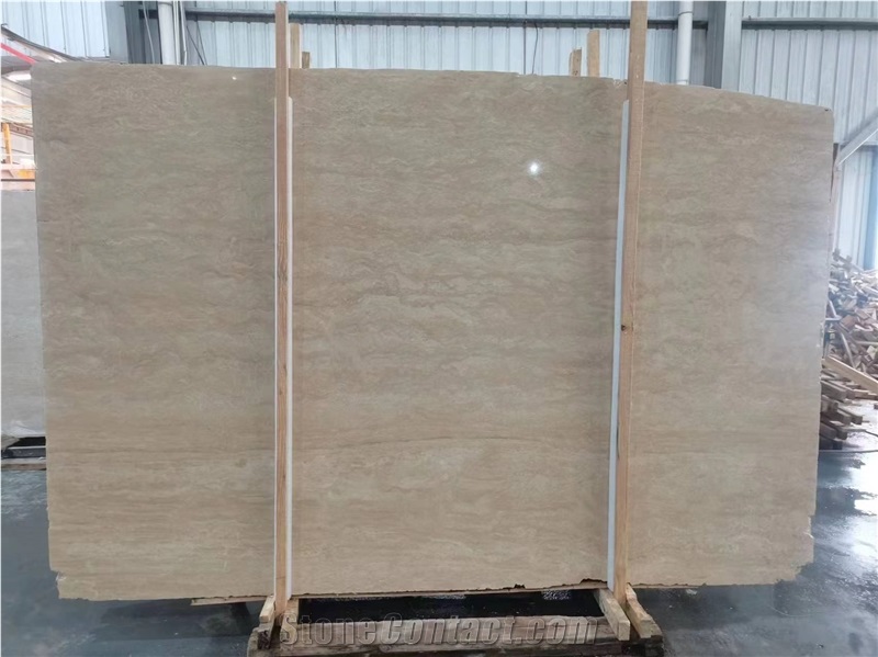 Turkey Beige Travertine Wall Slabs