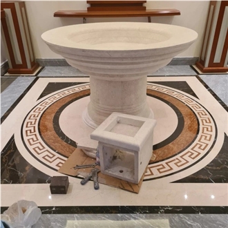 Omani Marble Custom Bathroom Unit Sink