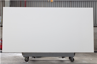 Pure White Quartz Slabs From Vietnam Factory