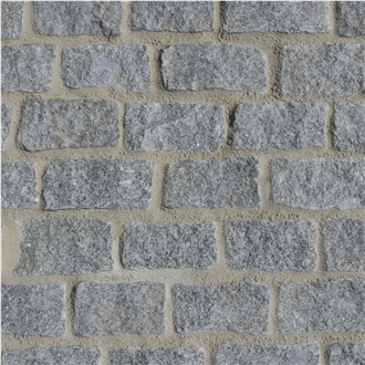 Silver Grey Granite Cobble Stone Setts