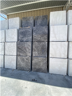 White And Gray Marble Tiles