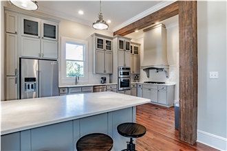 Alabama Silver Cloud Marble Kitchen Countertop