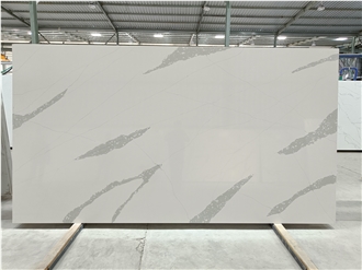 Calacatta Lombardy Grey Quartz Slabs