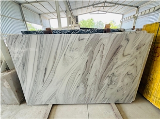Bruno White Marble Slabs