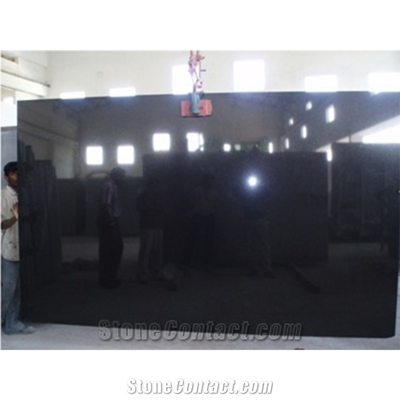 Absolute Black Granite Slabs & Tiles