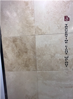 Light Walnut Travertine Tiles