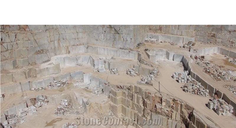 Afyon Cloud Marble And Deep Blue Marble Quarry