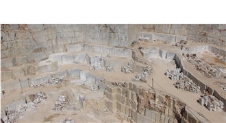 Afyon Cloud Marble And Deep Blue Marble Quarry