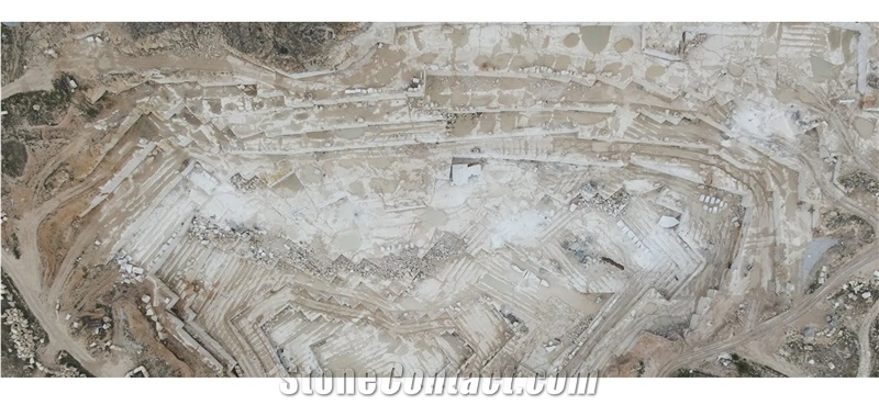 Crema Eda Marble And Crema Eda Rosa Marble Quarry