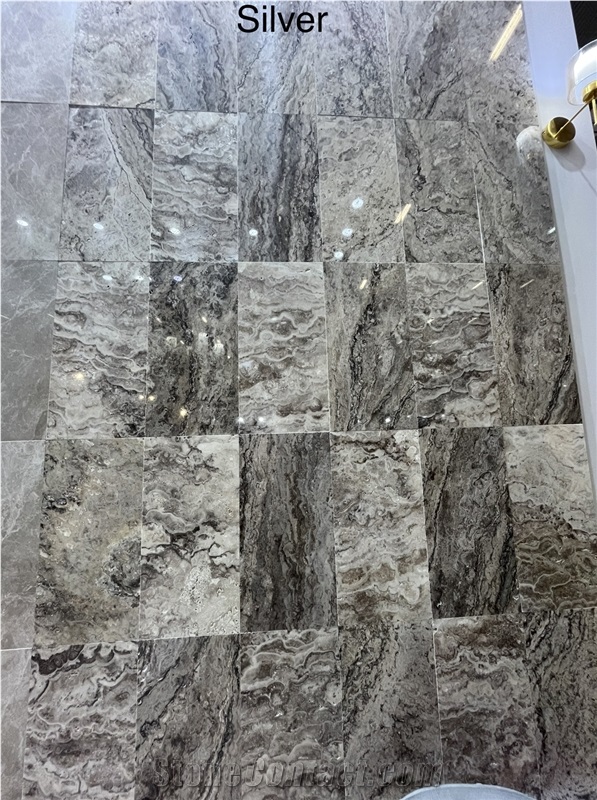 Silver Avanos Travertine Slabs And Tiles