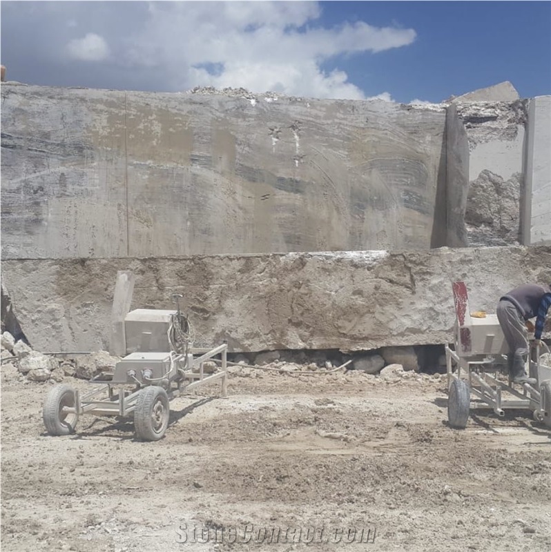 Silver Avanos Travertine Quarry