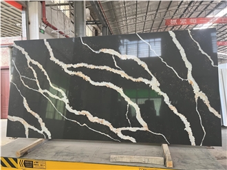 Translucent Texture CALACATTA NUVO Quartz Slabs