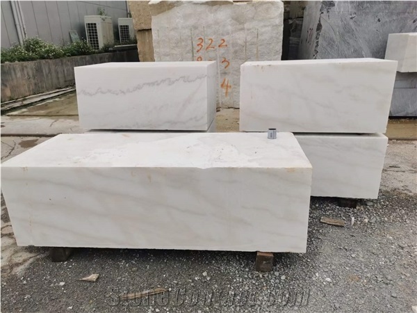 Guangxi White Marble Blocks