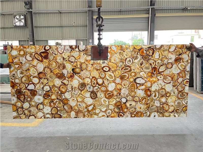 Uruguay Backlit Semiprecious Stone Tiles