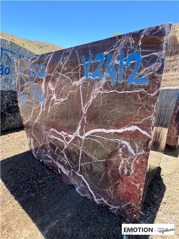 Rosso Levanto  Marble Blocks